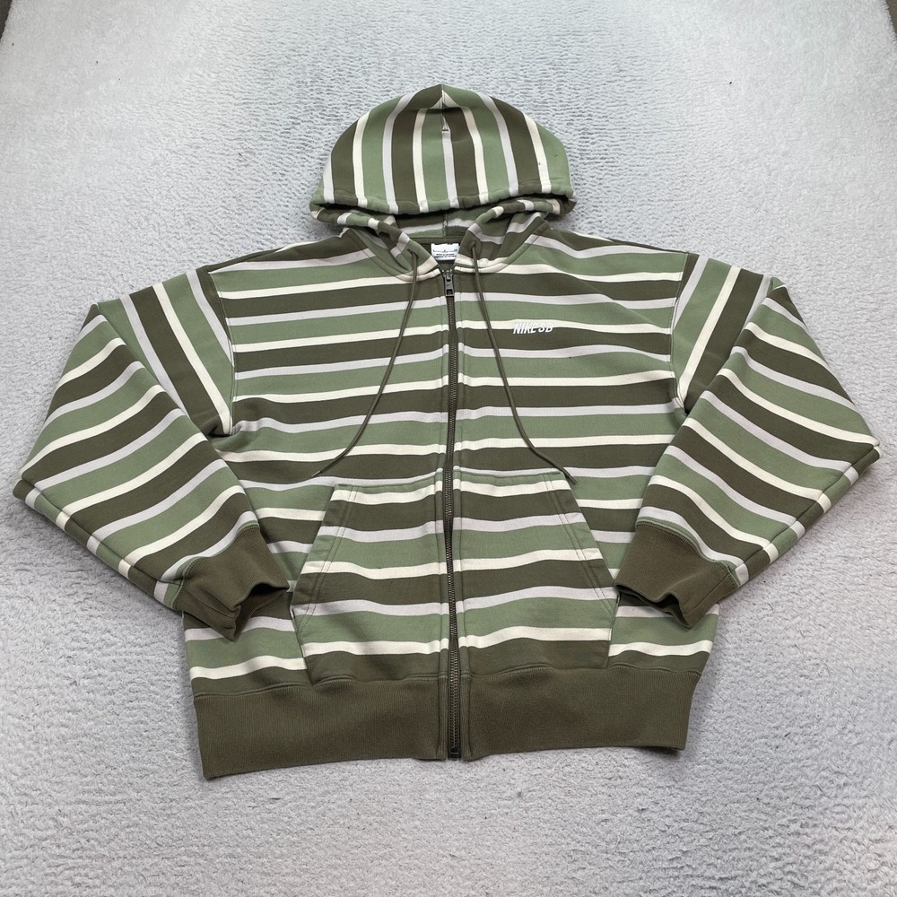 Nike SB Fleece Skate Hoodie Men's Size Small Full Zip FN2512 *READ Flaws*